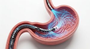 위내시경 검사 과정을 시각화한 3D 메디컬 일러스트