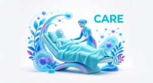 검사 후 회복과 케어를 상징하는 평온한 분위기의 의료 이미지